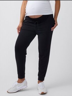 Isabel Maternity by Ingrid & Isabel Black Maternity Joggers